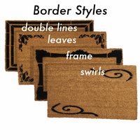 The Crib™ entrance doormat