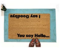 You say hello, I say goodbye Beatles doormat