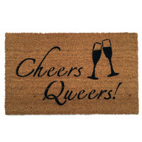 Cheers Queers! JVN Netflix Queer Eye Fab Five LGBTQ doormat