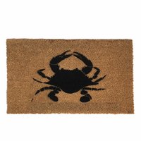 Chesapeake Bay blue crab nautical home decor beach house doormat