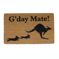 G'day Mate  kangaroo Australian Aussie doormat