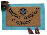 Speak Friend and Enter Star Feanor doormat