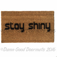Stay Shine Firefly doormat