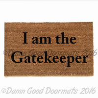 I am the Gatekeeper | Ghostbusters doormat