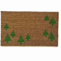 Green trees doormat