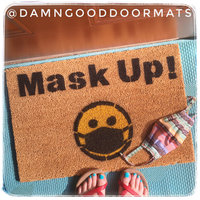 No Masky No Entry doormat covid 19 coronavirus