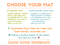 Hawaiian Styles (Shoes Off Please) | Damn Good Doormats