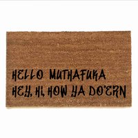 hello muthafuka hey hi how ya doin lil wayne coir outdoor doormat