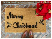 Merry Fuckin Christmas™ funny F Bomb  rude doormat