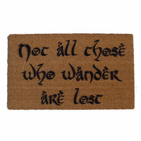 JRR Tolkien Not all those who wander are lost nerd doormat