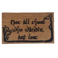 Not all those who wander are lost JRR Tolkien nerd doormat