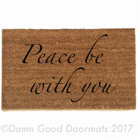 Peace be with you | Inspirational doormat