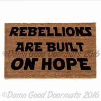 Star Wars Rebellions are Built on Hope resist nerd doormat