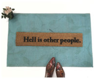 Sartre Hell is other people social distancing quote literary english teacher gif