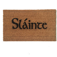 Sláinte  Irish drinking toast "health" doormat St. Patrick's Day