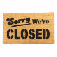 Sorry we're DEAD Halloween Zombie doormat