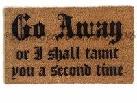 VAXXED TO  THE MAX! door mat