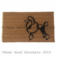 toy poodle doormat