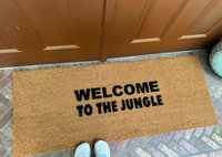doublewide Welcome to the Jungle Gun N’ Roses doormat