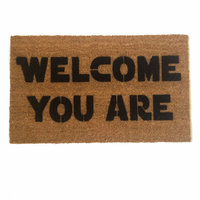 Star Wars Yoda Welcome you are funny coir outdoor doormat