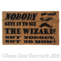 here's no place like home- Wizard of OZ doormat