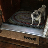 Running weiner dogs daschund doormat