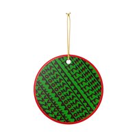 FDT Green Ceramic Ornament - Christmas Tree Decoration