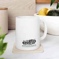 Beware of the Wiggle Butt Australian Shepherd Mug | Ceramic Coffee Cup