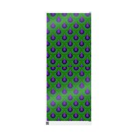 Hotel Retro Hexagon Pattern Wrapping Paper | Green Peacock Art Deco Gift Wrap