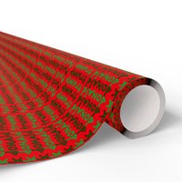FDT Fuck Donald Trump Pattern Wrapping Paper | Red Gift Wrap