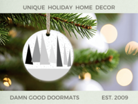 Gothic Christmas Ornaments | Damn Good Doormats