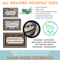 We don't want any more visitors, well-wishers, or distant relations | funny rude doormat