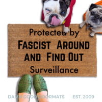 FAFO FACIST doormat | Damn Good Doormats