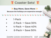 Do you respect wood? | Marble & Wood engraved Coaster Sets