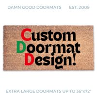 Custom Personalized door mat | Damn Good Doormats