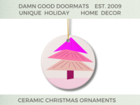 Cute 60s Trees Ornament | Damn Good Doormats