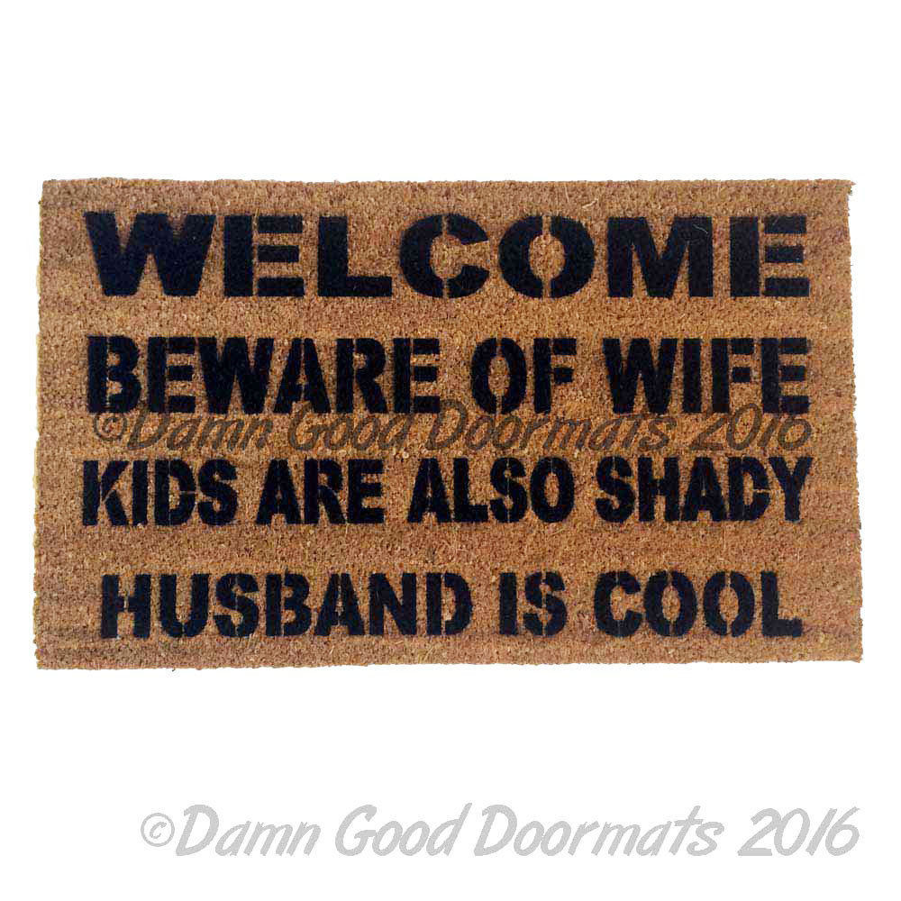 Smash it, serve it, love it- Tennis doormat