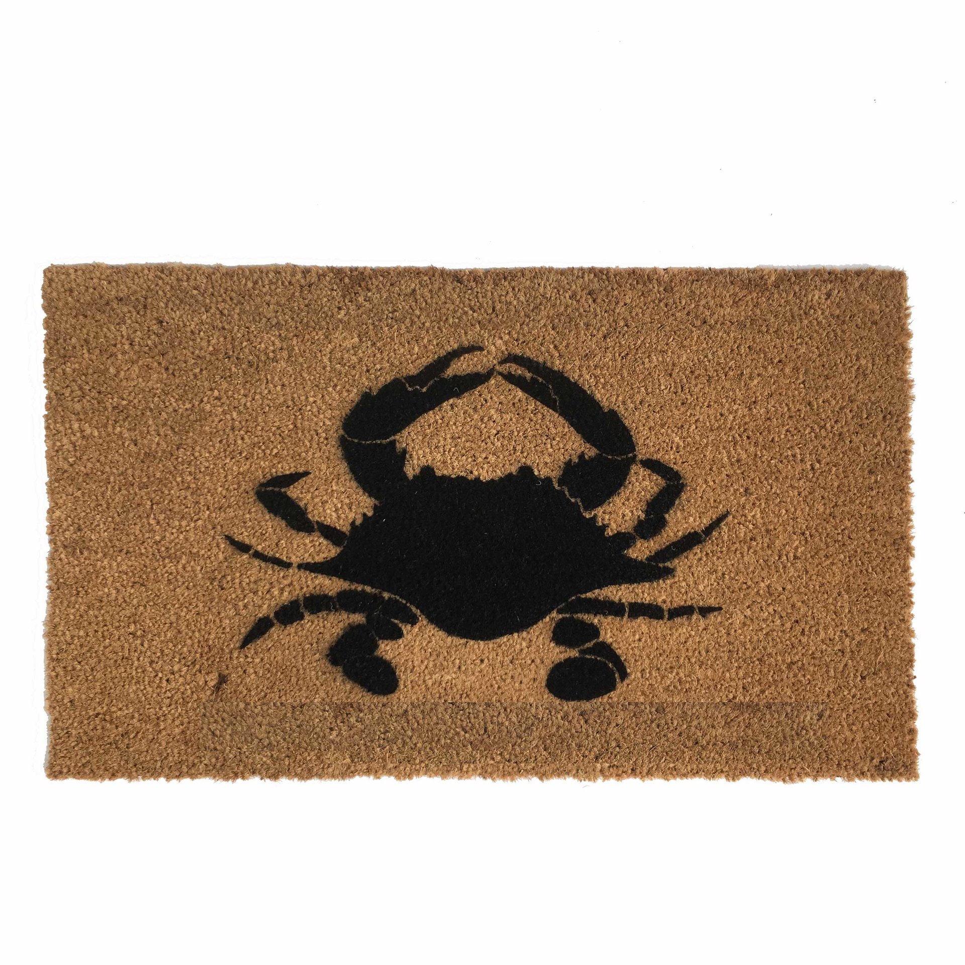 Chesapeake Bay blue crab nautical home decor beach house doormat