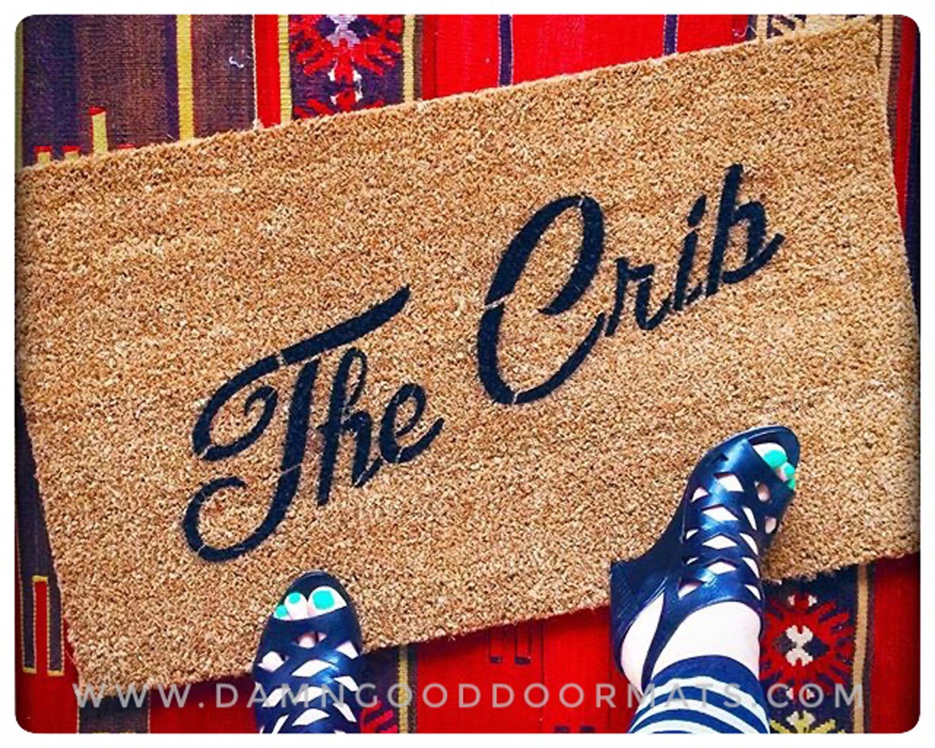 The Crib entrance doormat