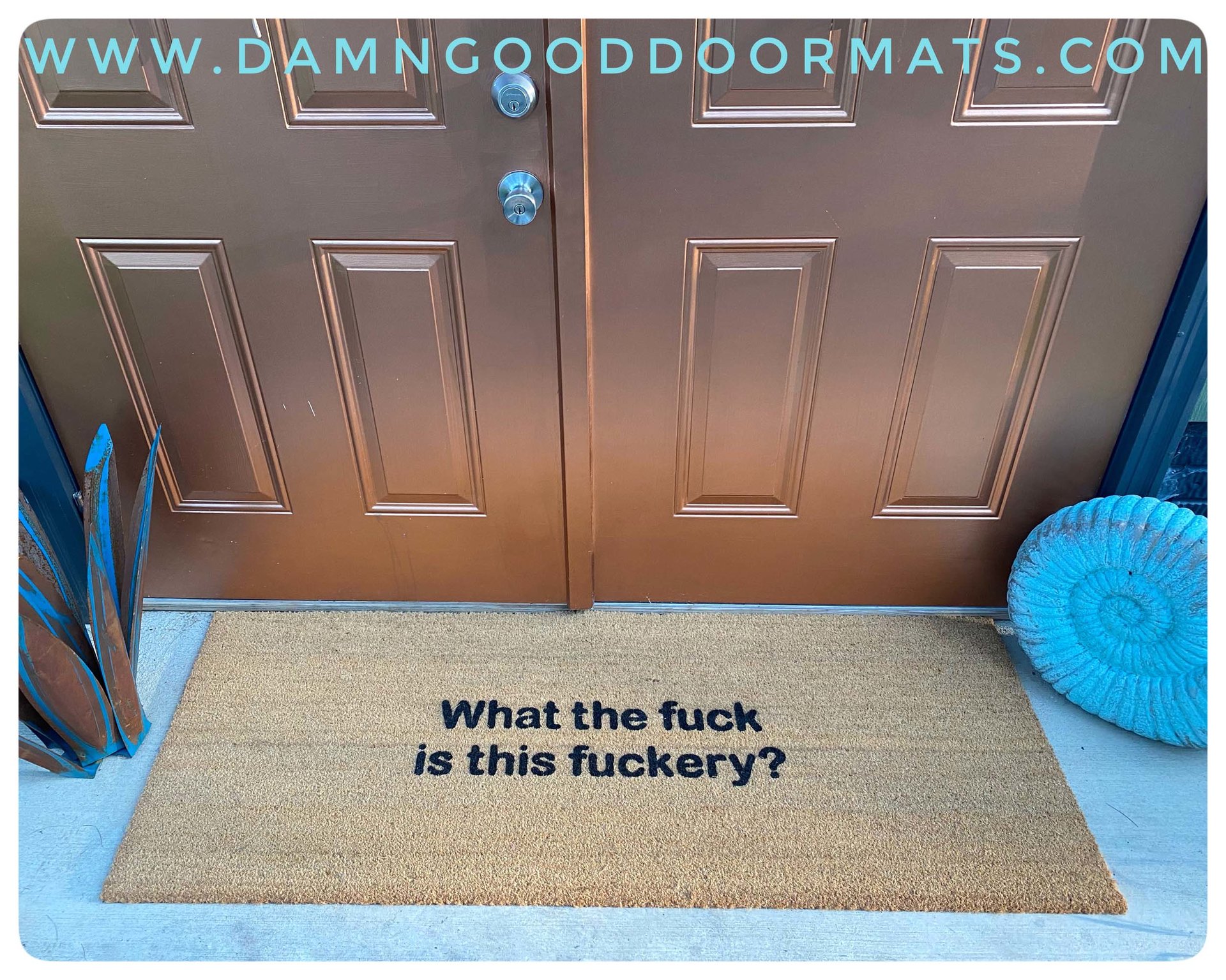 Doublewide XL What the fuck is this fuckery? doormat rude funny