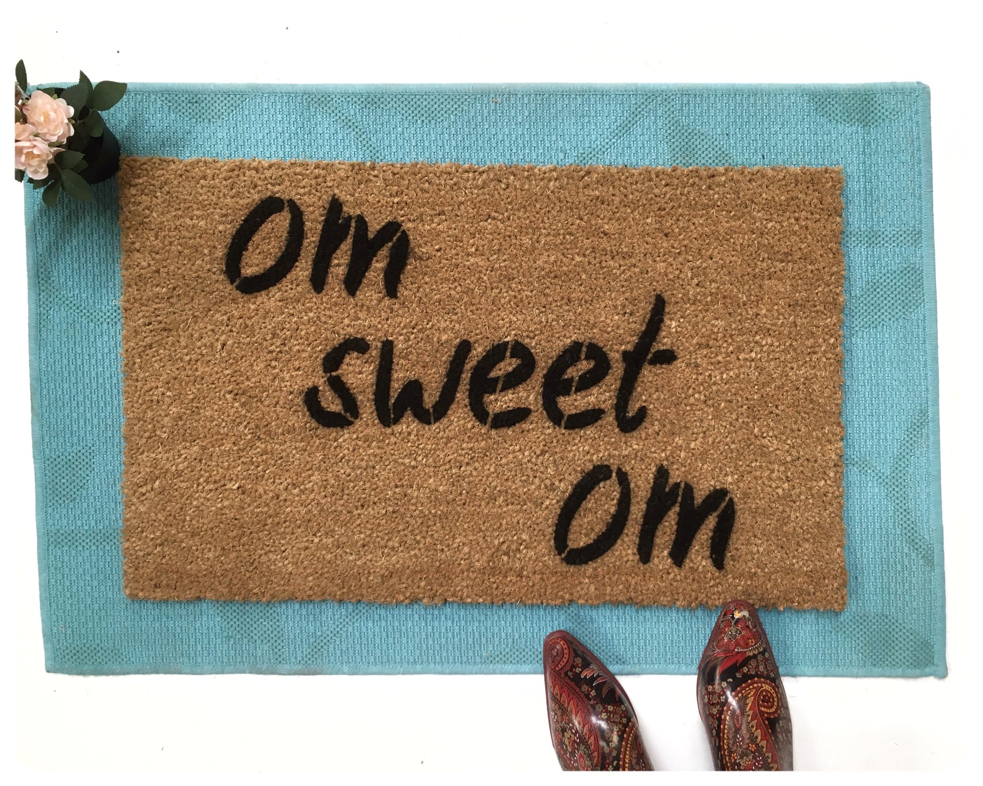 om sweet om  Zen  Yoga mat