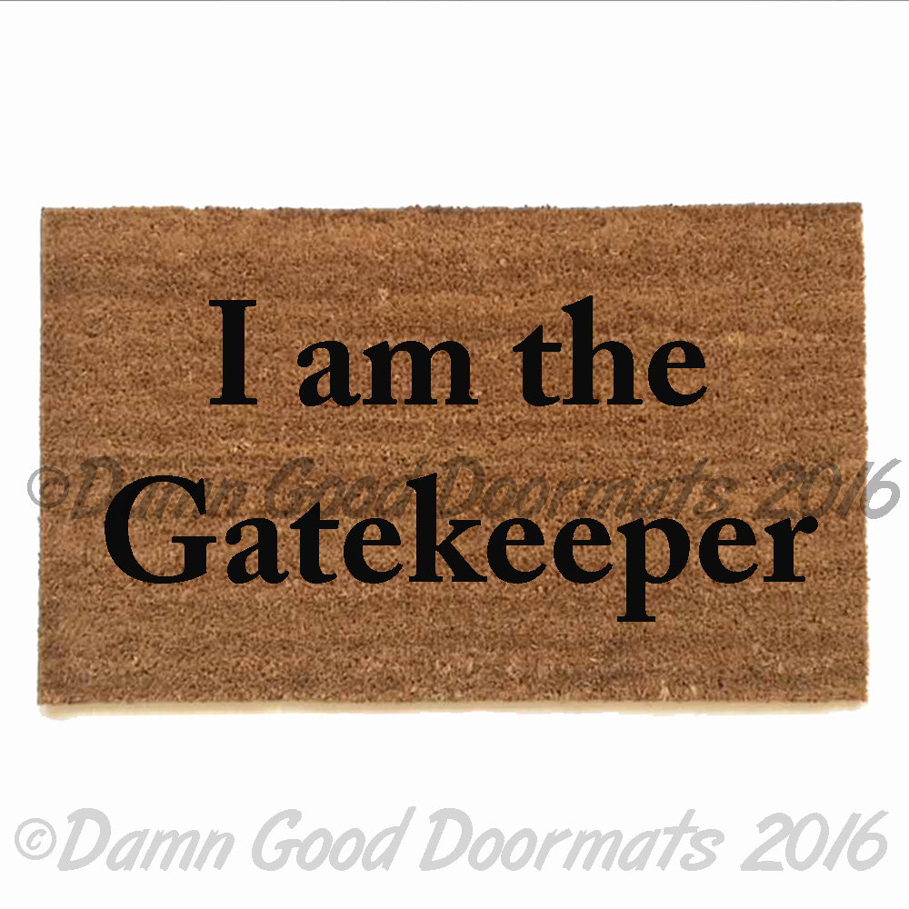 I am the Gatekeeper | Ghostbusters doormat