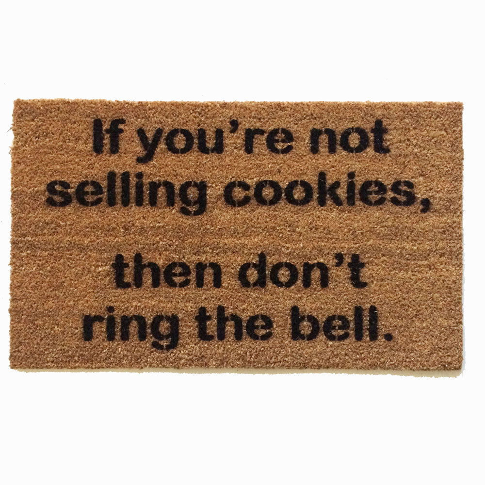Girl Scout cookie doormat