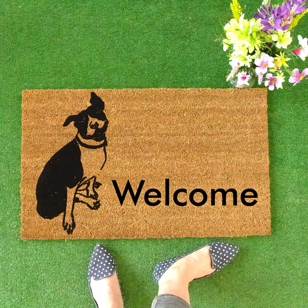 Pitbull Custom personalized doormat