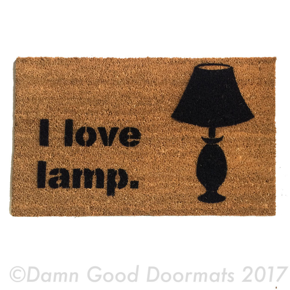 I love lamp, funny Anchorman doormat- also Linux, Apache, MySQL and PHP nerd