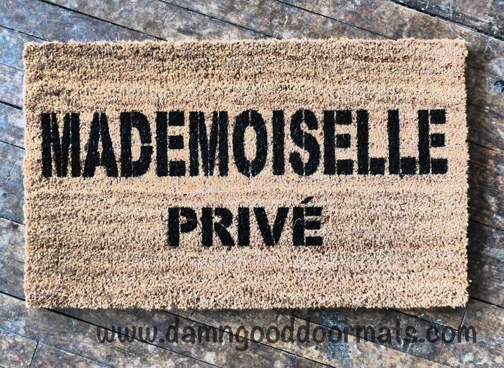 Chanel Mademoiselle PRIVÉ doormat