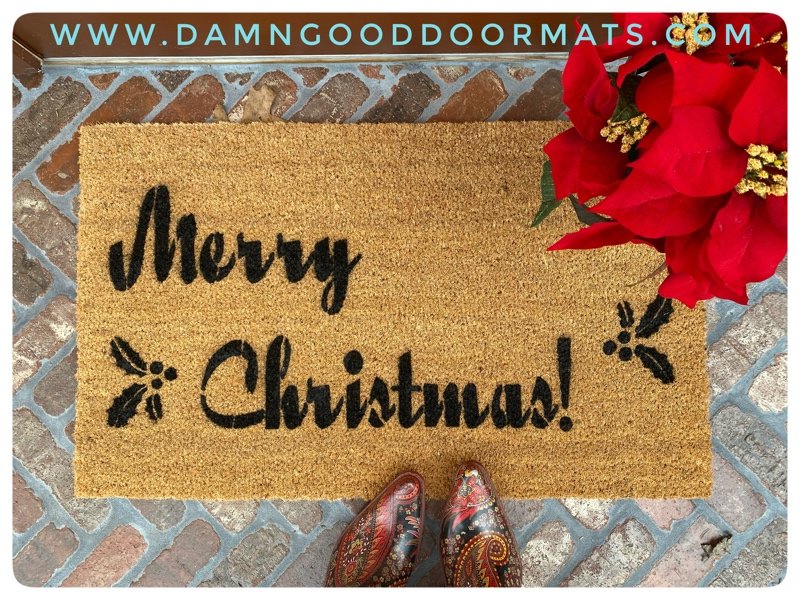 Merry Fuckin Christmas™ funny F Bomb  rude doormat