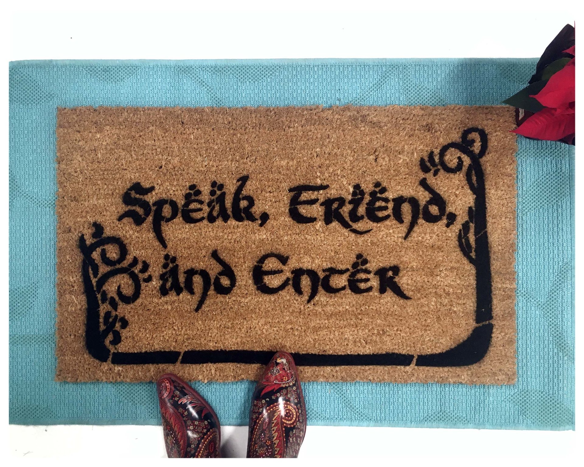 Tolkien  -Speak, FriendTolkien  Speak, Friend, and Enter with TREES nerdy house