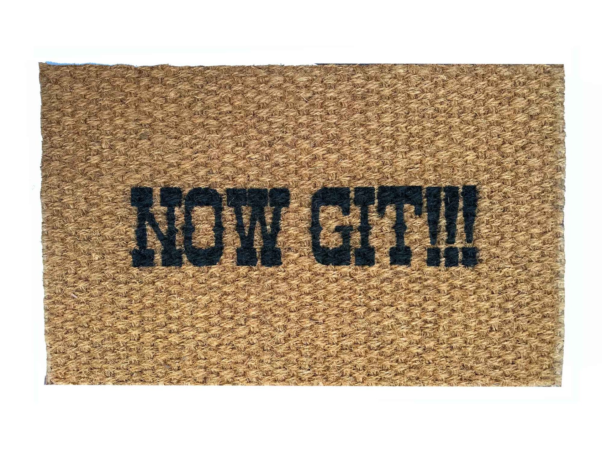 now git!™ southern welcome go away doormat