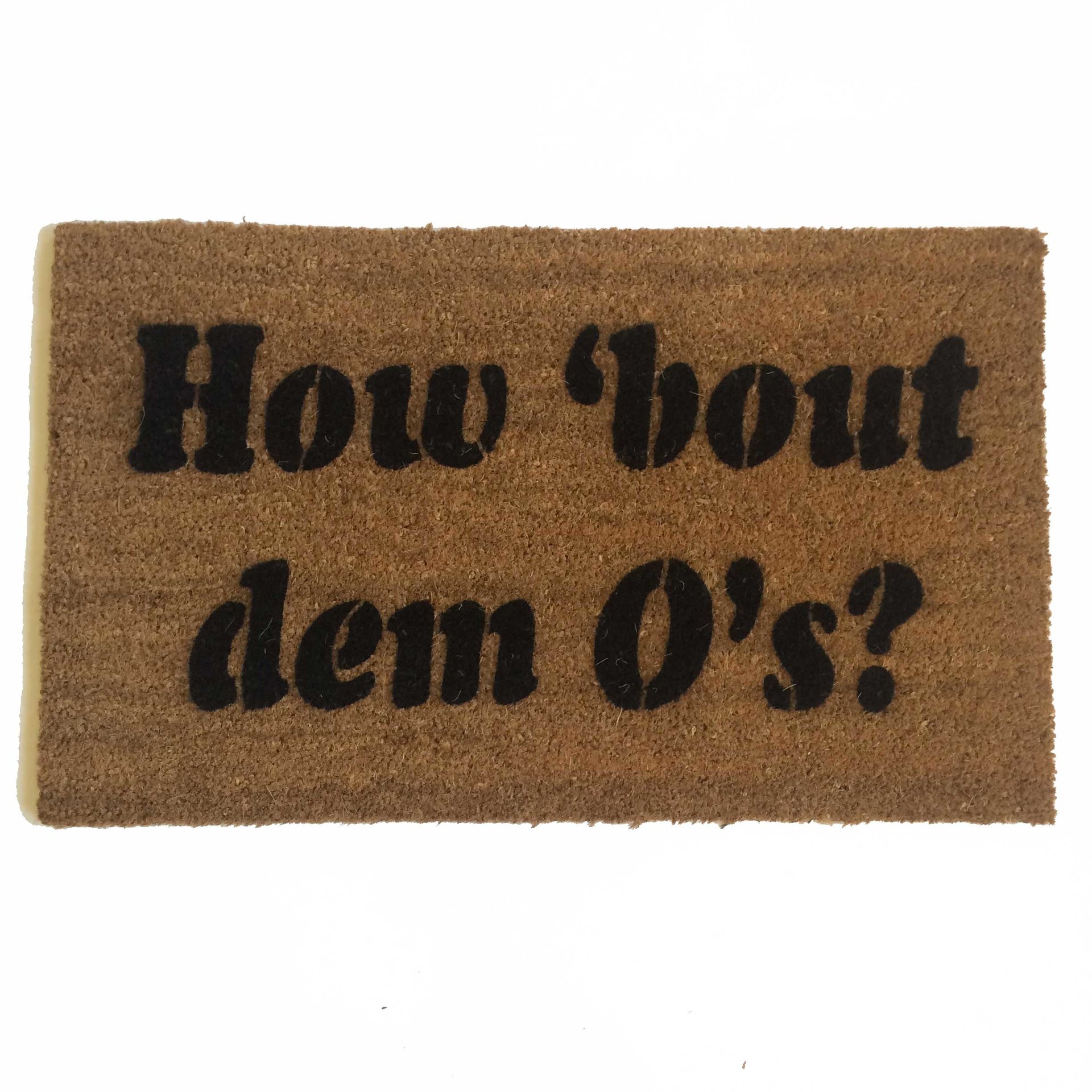 how 'bout dem O's? Baltimore Oriole's fan doormat